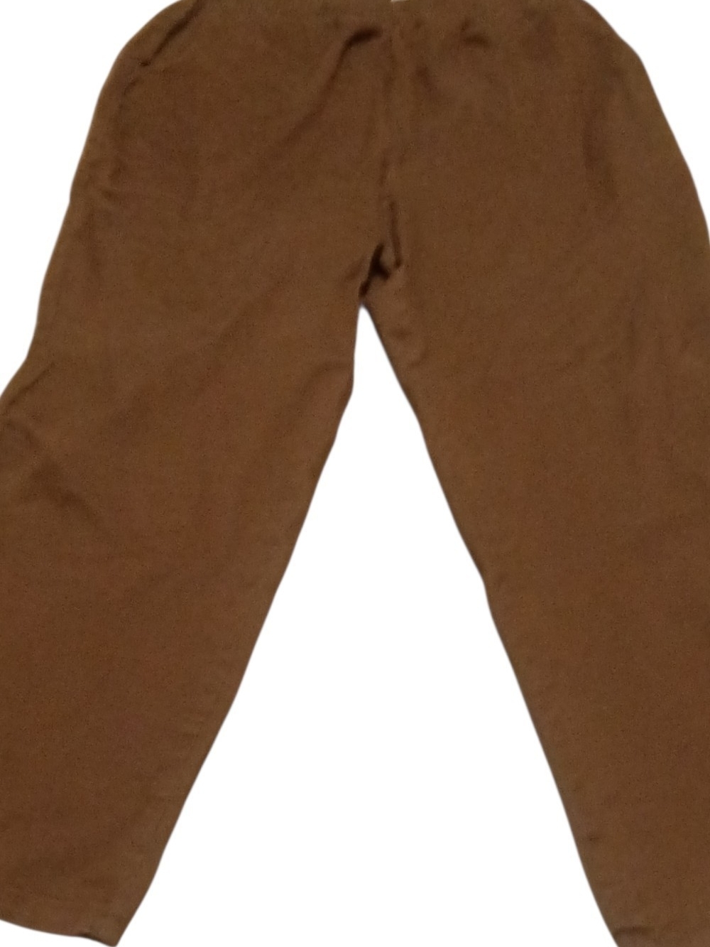 D And Co Women's Pants Size Xlp Brown Stretch